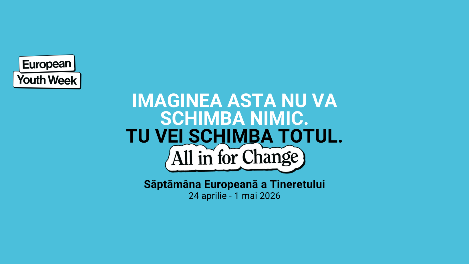 Săptămâna Europeană a Tineretului 2026